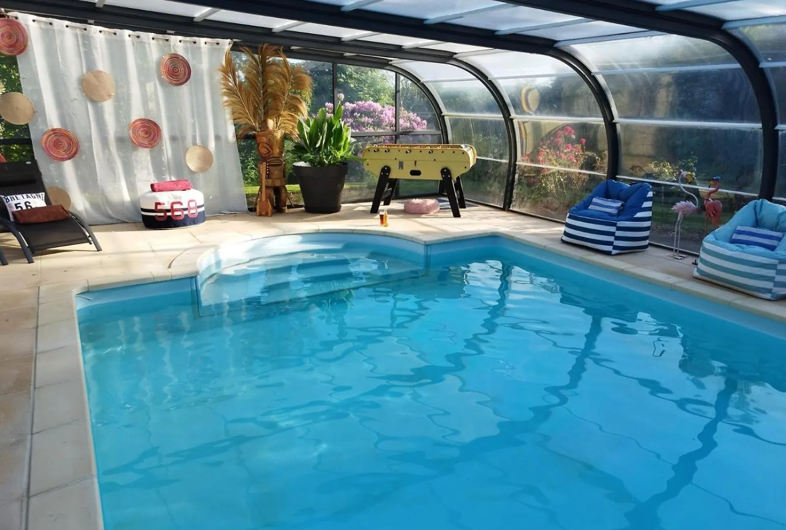Fare-Kermenezy Maison Avec Piscine Chauffee Locmaria-Grand-Champ Villa
